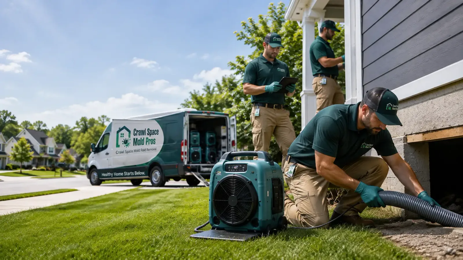 Crawl Space Mold Removal in Riverton, KS